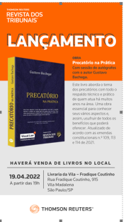 Gustavo Bachega lança o livro “Precatório na Prática”